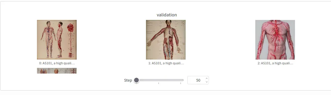 Validation images generated at the beginning of training 